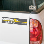 TeamGuv - Anderson / Baird Bumpersticker (Op Truck)