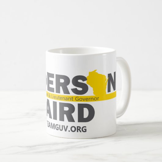 TeamGuv — Anderson/Baird Koffiemok (Voorkant rechts)