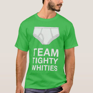 Teamighty Whities for Men Funny White Briefs Retro T-shirt