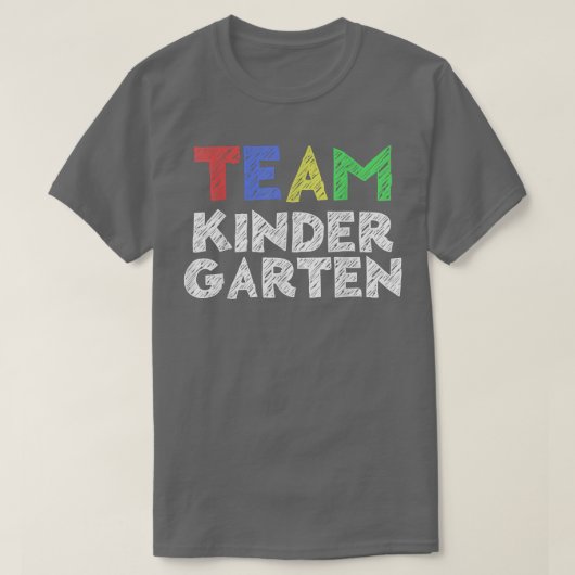 TeamkinderenTerug naar school T-shirt (Design voorkant)