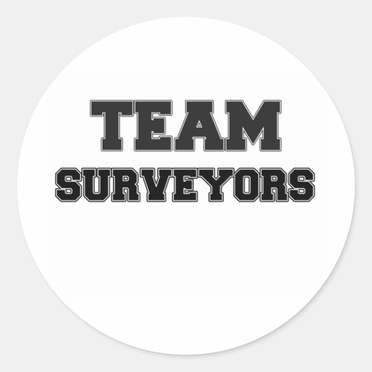 Teamlandmeters Ronde Sticker (Voorkant)