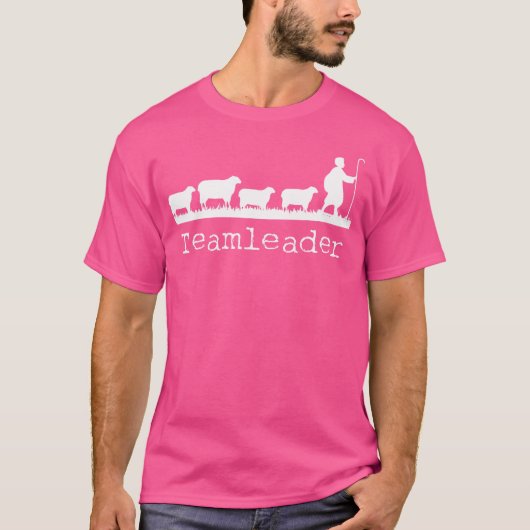 Teamleader Sheep Sheeps Shepherd T-shirt (Voorkant)