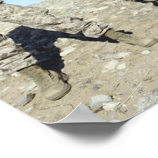 Teamleden van het team voor militaire transacties poster (Hoek)