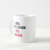 Teamleider Badass Koffiemok (Voorkant links)