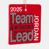 Teamleider Buitengewoon CUSTOM Keramisch Ornament (Rechts)