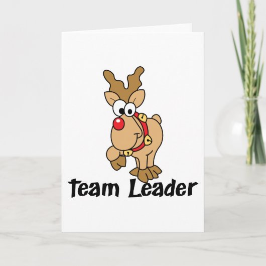 Teamleider Feestdagen Kaart (Voorkant)