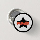 Teamleider Power Star Knoop Pin Ronde Button 3,2 Cm (Voorkant /achterkant)