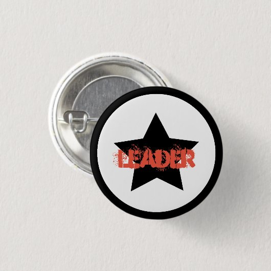 Teamleider Star Button Pin (Voorkant /achterkant)