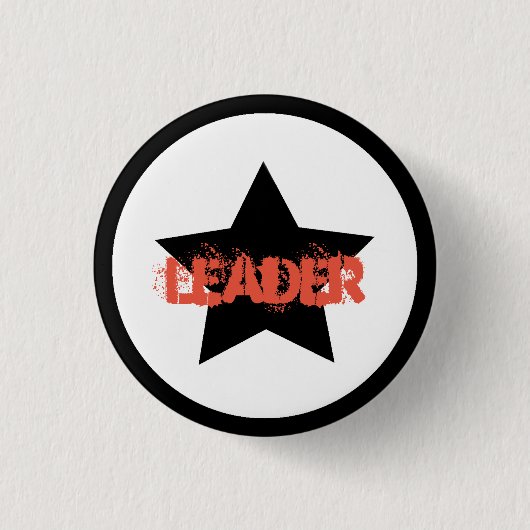 Teamleider Star Button Pin (Voorkant)