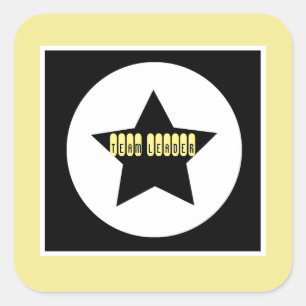 Teamleider Star Funky Sticker