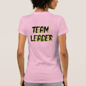 TEAMLEIDER - (voor- EN achterkant) T-shirt (Achterkant)