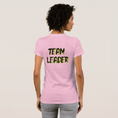TEAMLEIDER - (voor- EN achterkant) T-shirt (Achterkant volledig)