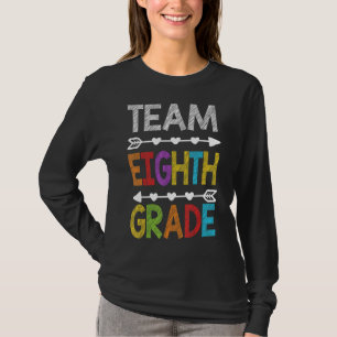 Teamleraar Achtste graad Leerling Terug naar schoo T-shirt