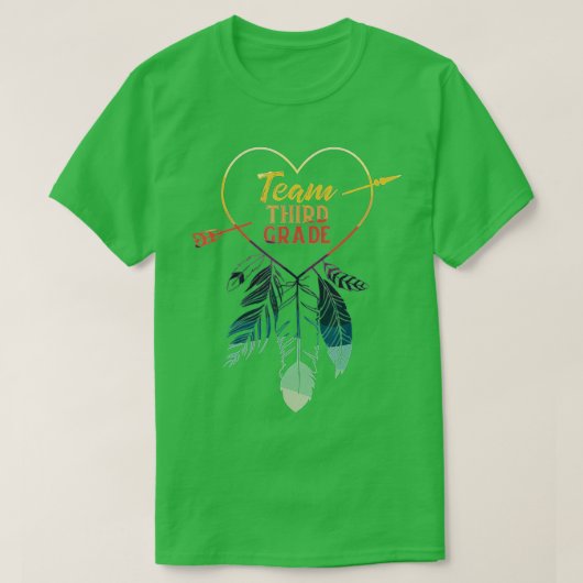Teamleraar Derde graad Vorige dag Terug naar T-shirt (Design voorkant)
