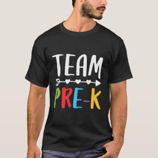 Teamleraar vóór het K naar school T-shirt