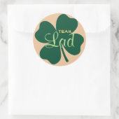 teamlid ronde sticker (Tas)