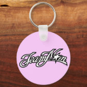 TeamMam Black Logo Sleutelhanger (Voorkant)