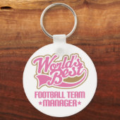 Teammanager Football bevestigen Sleutelhanger (Voorkant)
