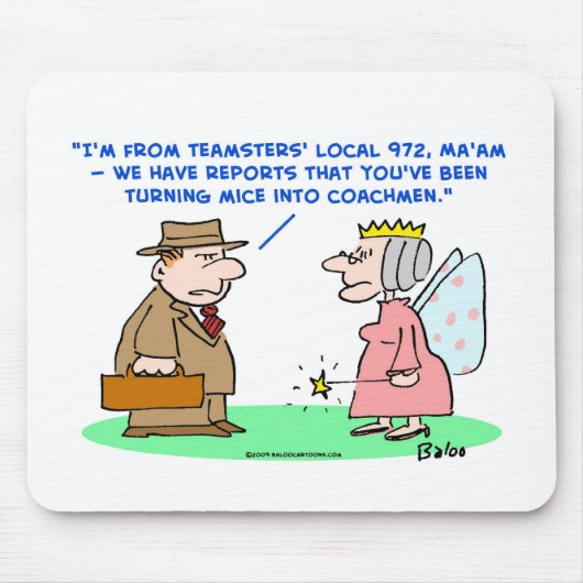 teammannen muizen coachmen runderpoester muismat (Voorkant)