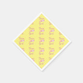 Teammeisje Gendergelijkheid onthullen partijgear Servetten (Hoek)