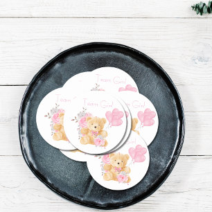 Teammeisje Genderkwesties stemmen Beer Ronde Sticker