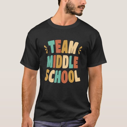 Teammiddenschoolplein middenschool t-shirt (Voorkant)