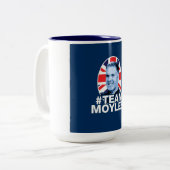 #TEAMMOYLES Coffee Mok Blue (Voorkant links)