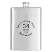 Teamnaam hier voeg naam toernooi jaar tekst toe flacon (Voorkant)