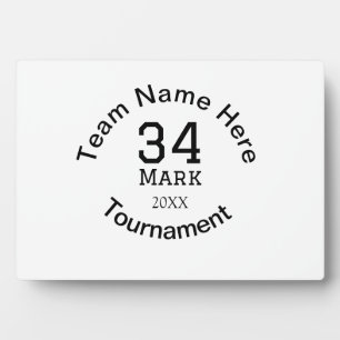 Teamnaam hier voeg naam toernooi jaar tekst toe fotoplaat