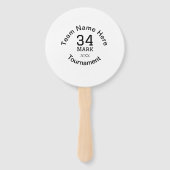 Teamnaam hier voeg naam toernooi jaar tekst toe handwaaier (Achterkant)