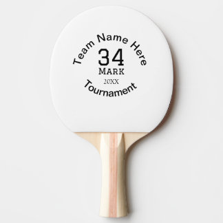 Teamnaam hier voeg naam toernooi jaar tekst toe tafeltennisbatje