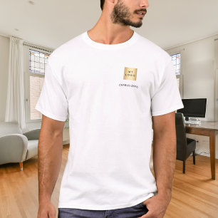 Teamnaam logo bedrijf t-shirt