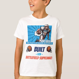 [Teamnaam]'s Gridiron Berserker #44 Aanpasbaar T-shirt