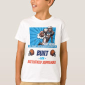 [Teamnaam]'s Gridiron Berserker #44  T-shirt (Voorkant)