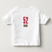 [Teamnaam]'s Gridiron Guardian #52  Kinder Shirts (Achterkant)