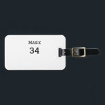 Teamnaam Speler toevoegen Naam Datum Sport mannen Bagagelabel<br><div class="desc">ontwerp</div>