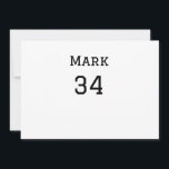 Teamnaam Speler toevoegen Naam Datum Sport mannen Feestdagenkaart<br><div class="desc">ontwerp</div>