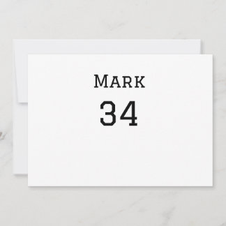 Teamnaam Speler toevoegen Naam Datum Sport mannen Feestdagenkaart