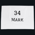 Teamnaam Speler toevoegen Naam Datum Sport mannen Groot Cadeauzakje<br><div class="desc">ontwerp</div>