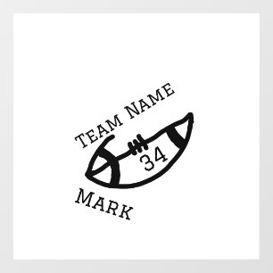 Teamnaam Speler toevoegen Naam Datum Sport mannen Raamsticker