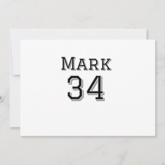 Teamnaam Speler toevoegen Naam Speler Datum Sport  Feestdagenkaart (Voorkant)