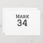 Teamnaam Speler toevoegen Naam Speler Datum Sport  Feestdagenkaart (Voorkant / Achterkant)