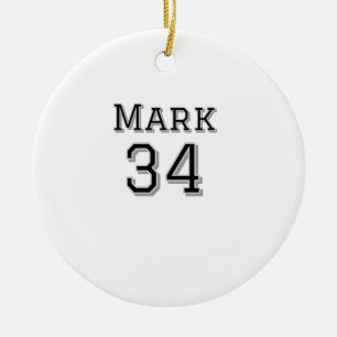 Teamnaam Speler toevoegen Naam Speler Datum Sport Keramisch Ornament
