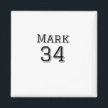 Teamnaam Speler toevoegen Naam Speler Datum Sport  Magneet<br><div class="desc">ontwerp</div>