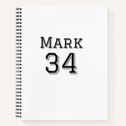 Teamnaam Speler toevoegen Naam Speler Datum Sport  Notitieboek (Voorkant)