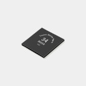 teamnaam spelernaam datum sport mannen  post-it® notes (Schuin)