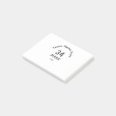 teamnaam voeg spelernaam datum sport mannen toe post-it® notes (Schuin)