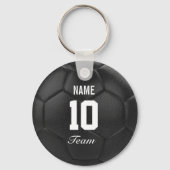 Teamnaam Voetbal Gepersonaliseerde naam Sleutelhanger (Voorkant)