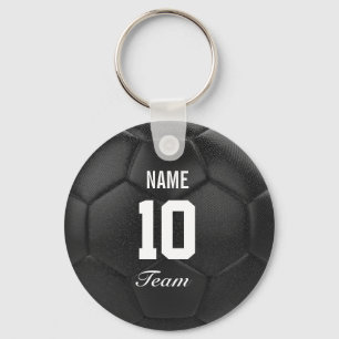 Teamnaam Voetbal Gepersonaliseerde naam Sleutelhanger