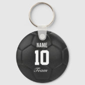 Teamnaam Voetbal Gepersonaliseerde naam Sleutelhanger (Achterkant)